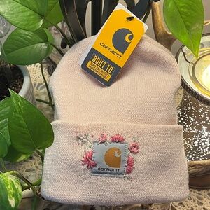 Carhartt Women's Light Pink Floral Beanie